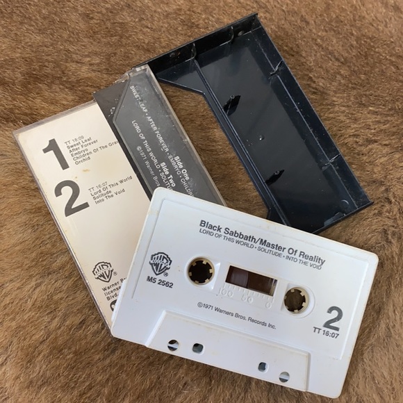 1971 Black Sabbath Master of Reality Cassette - Picture 4 of 5